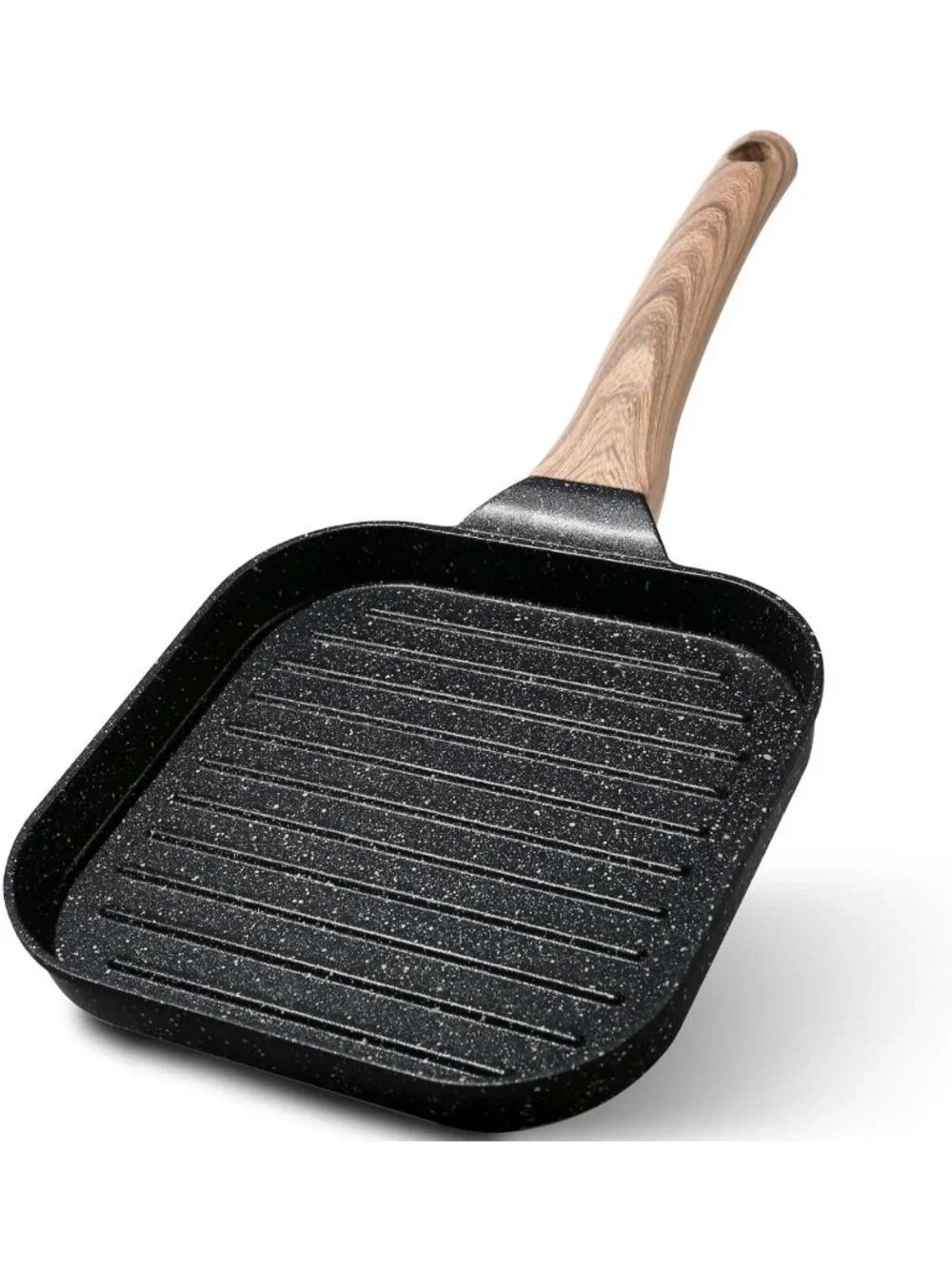 Nonstick 7-Inch Indoor Grill Pan - Versatile Induction Skillet for Steak & More